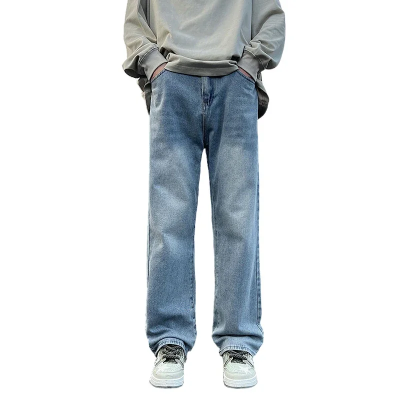 Men's Spring Vintage Straight Cargo Jeans
