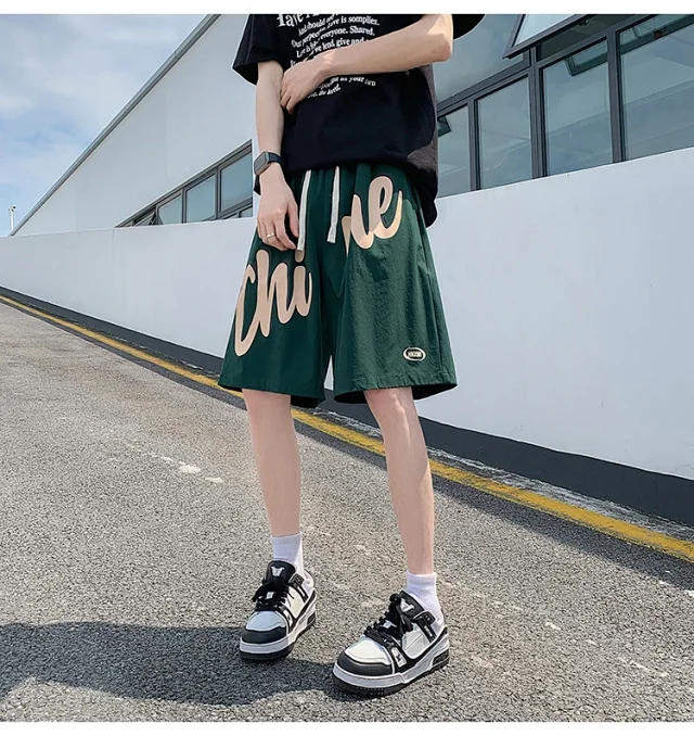 2025 Summer Men's Ice Silk Shorts Detail