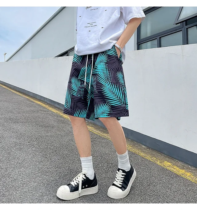 Men's Summer Quick-Dry Beach Shorts Detail