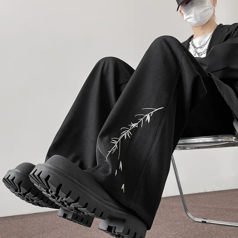 Men's Spring Retro Oversize Wide-Leg Pants