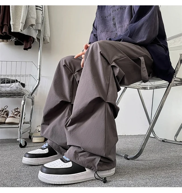 Hip-hop Spring Tech Pants Detail