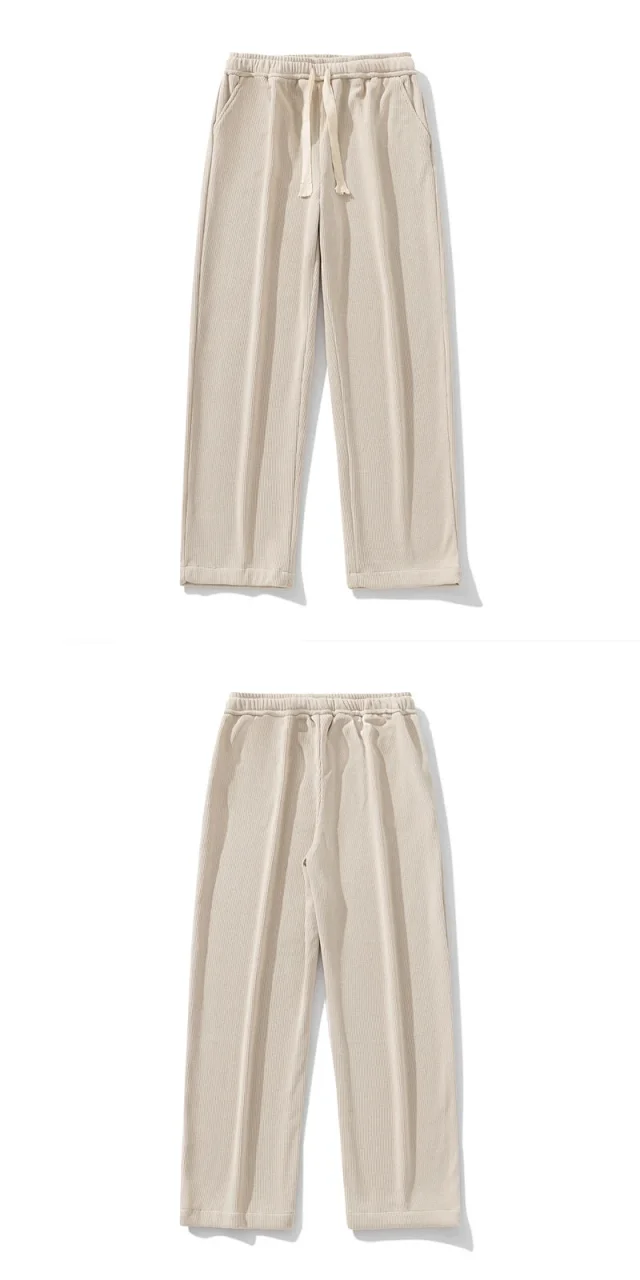 Men's Corduroy Soft Fleece-Lined Sweatpants Detail