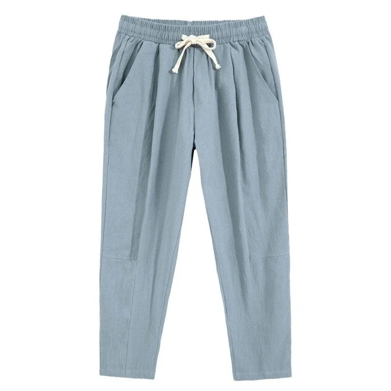Men's New Chinese Linen Casual Pants