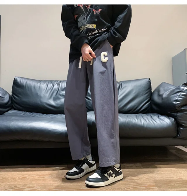 Japanese Oversize Pants for Men Detail