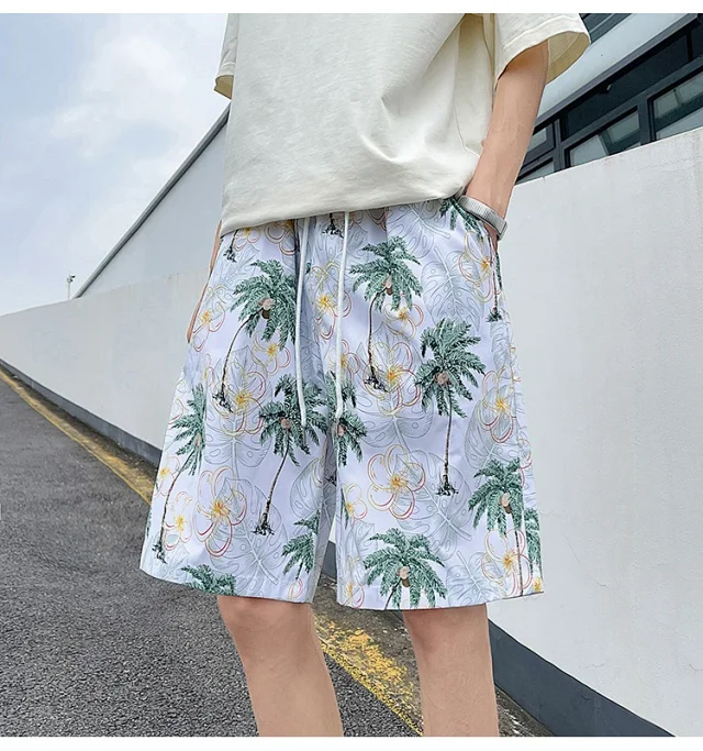 Men's Summer Quick-Dry Beach Shorts Detail