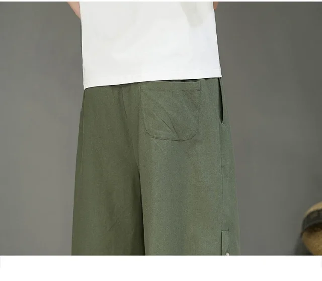 Men's Chinese Style Shorts Detail