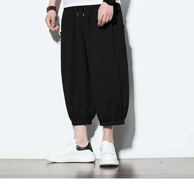 Men's 2025 Summer Ice Silk Capris Detail
