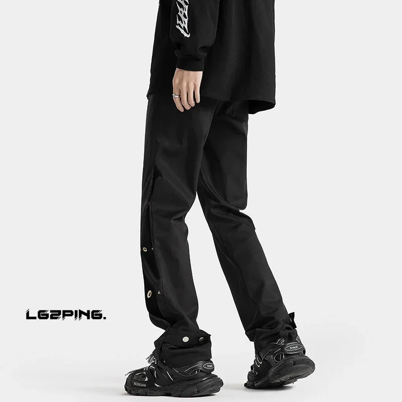 Oversize Men's Micro-flared Cargo Pants