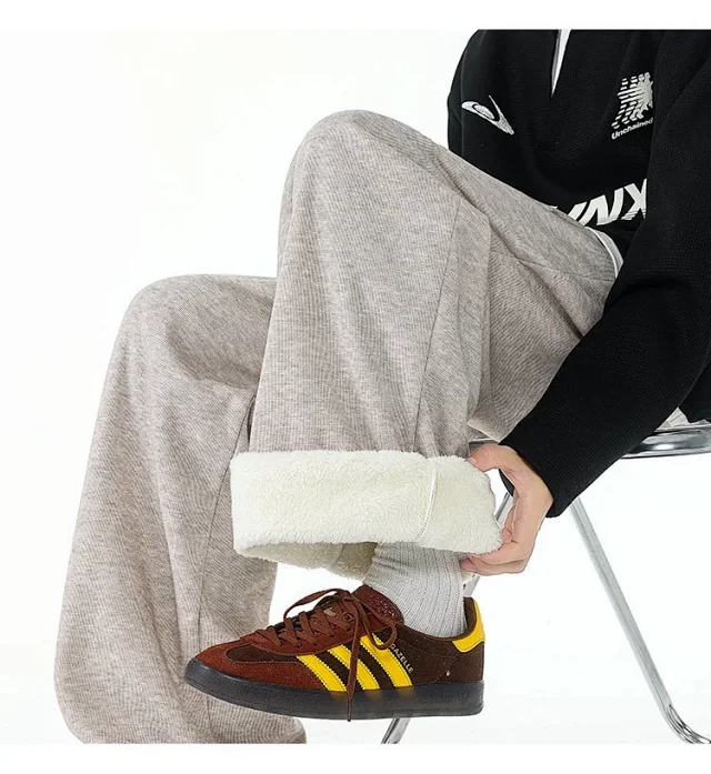 M - 6XL Men's Cleanfit Fluffy Joggers Detail