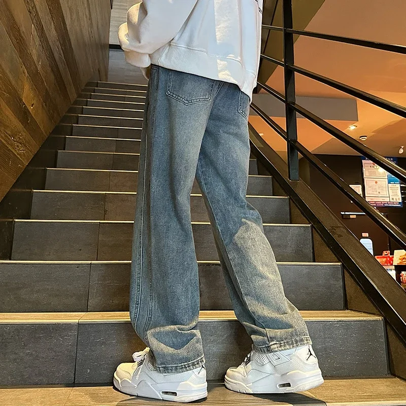 Men's Retro Wide - leg Cargo Jeans