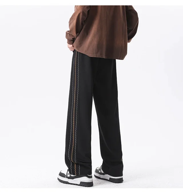 Japanese Oversize Men's Summer Pants Detail