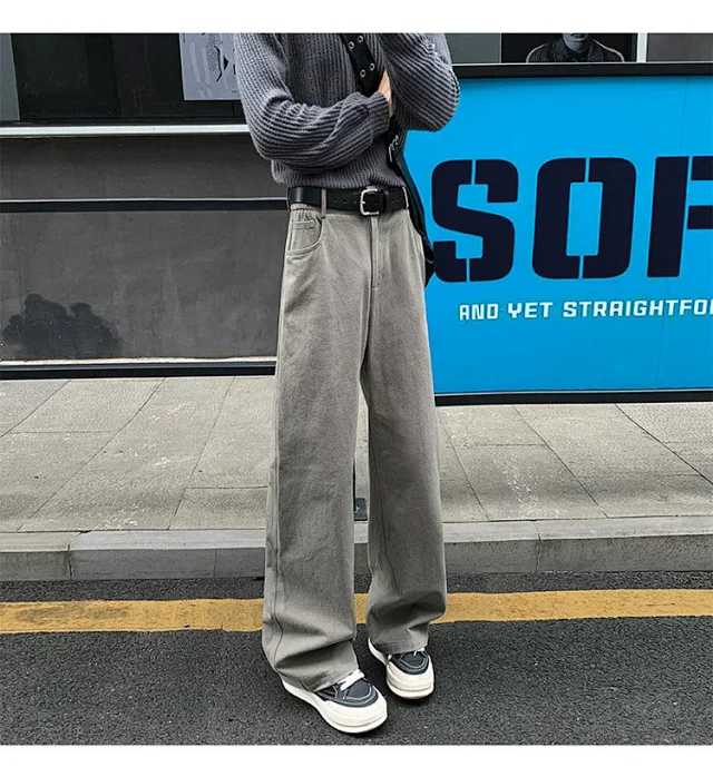 Men's Basic Black Jeans - Spring/Fall Detail
