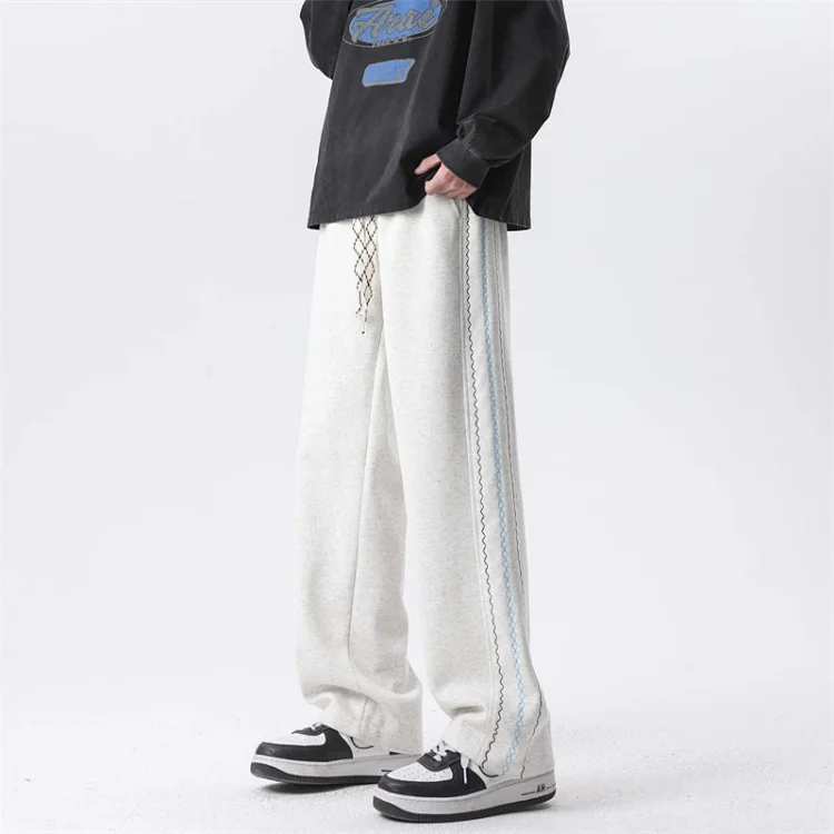 Men's Vintage Summer Oversize Wide-Leg Pants