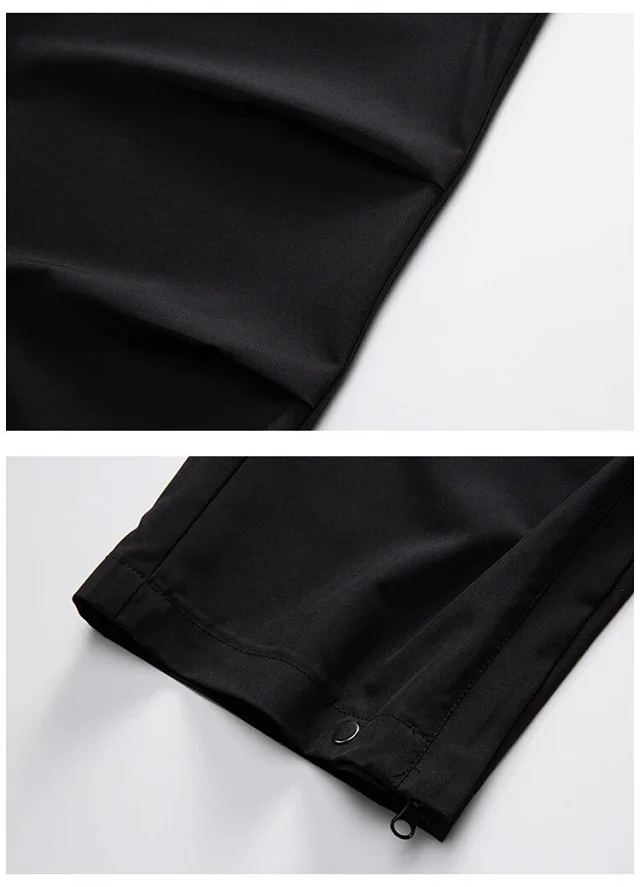Men's Trendy Retro Micro-flared Street Pants Detail