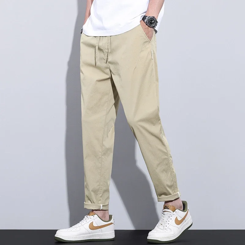 2025 Spring-Summer Men's Tapered Cropped Pants