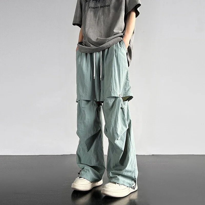 Unisex Detachable Parachute Shorts