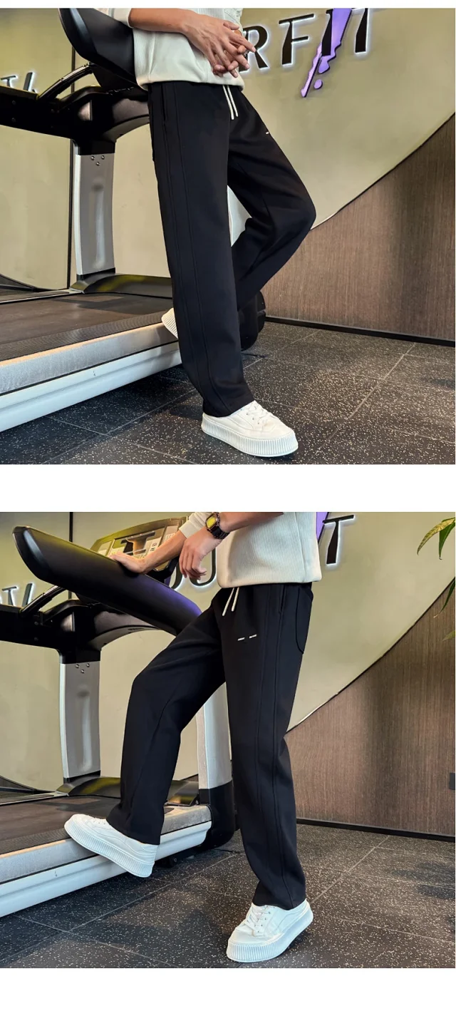 2025 Trendy Straight Sweatpants for Men Detail