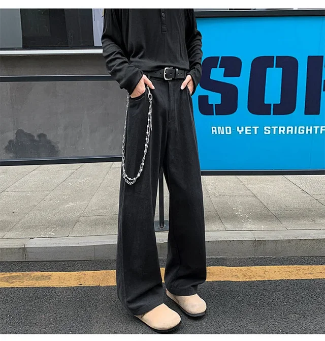 Men's Basic Black Jeans - Spring/Fall Detail