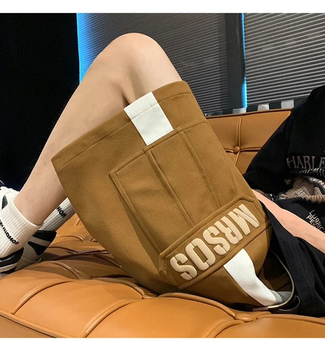 Men's Summer Retro Streetwear Shorts Detail