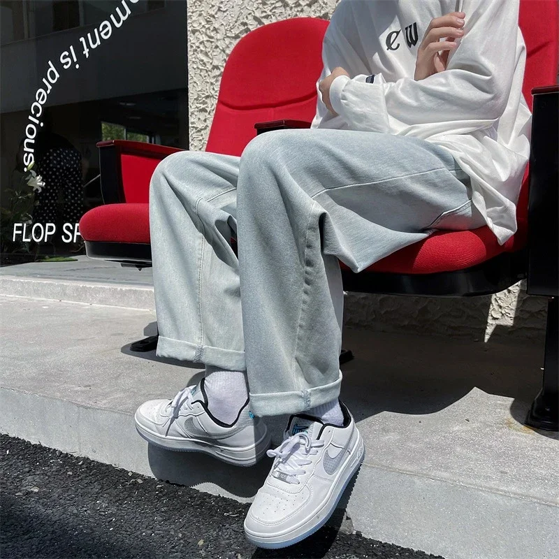 Men's Retro Wide-Leg Jeans
