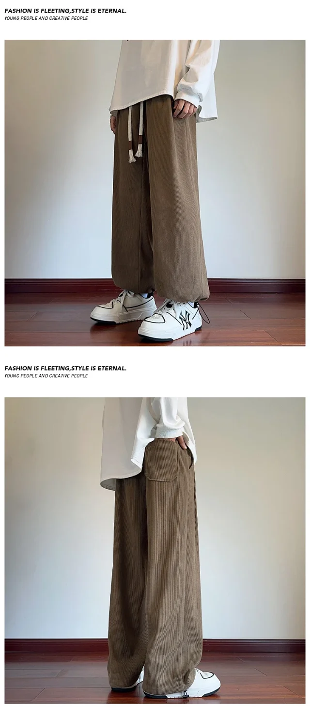 Men's Corduroy Trousers Detail