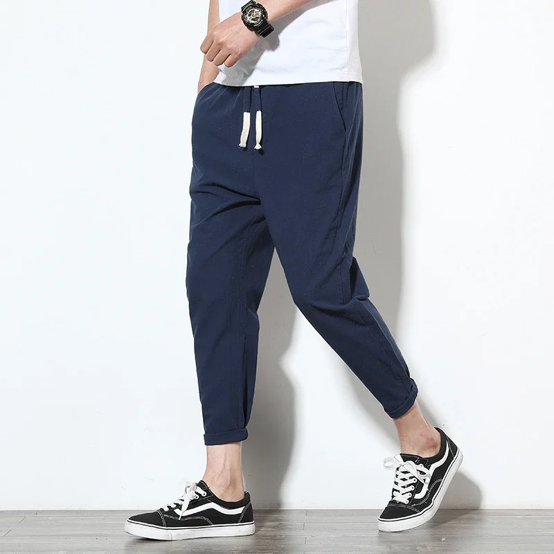 K352018 Cotton & Linen 9/10 Pants