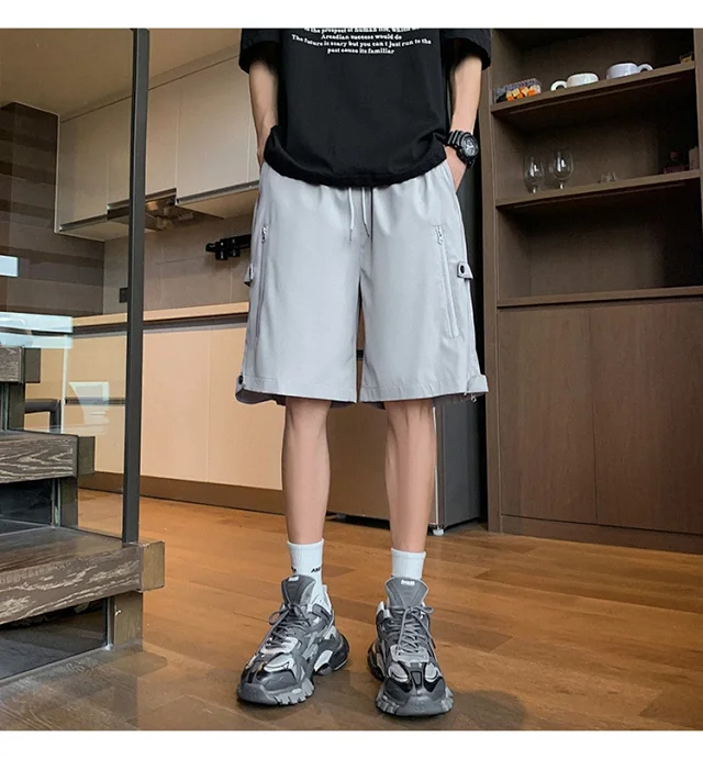 Men's Hiphop Shorts for Summer Outdoor Detail