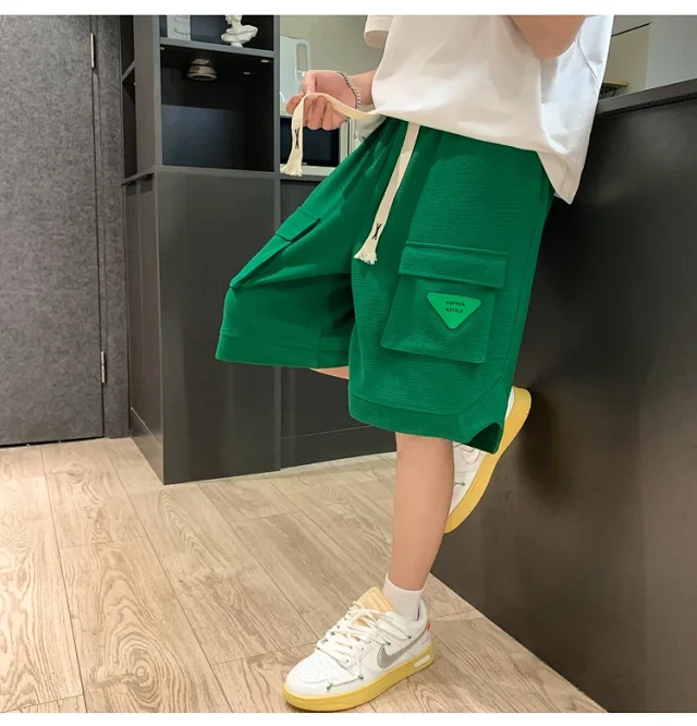 Oversize Men's Summer Athletic Shorts Detail