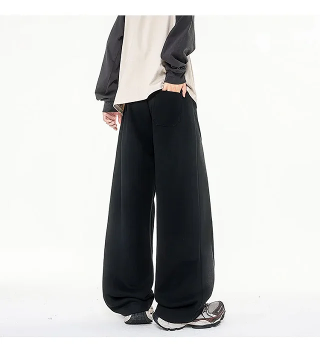 190 Tall Men's Long Washed Distressed Casual Pants Detail