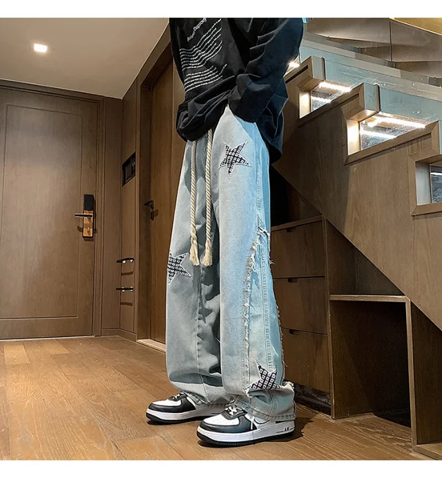 Men's Spring Hiphop Jeans Detail