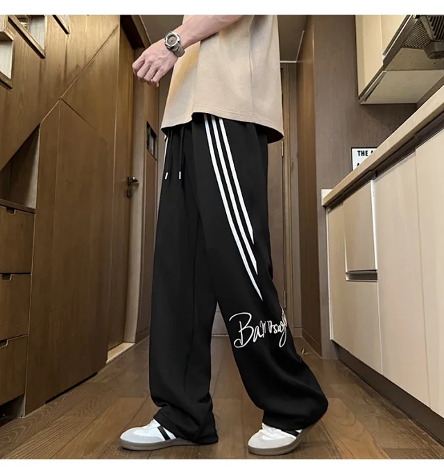 2025 Men's Oversize Wide-Leg Pants Detail