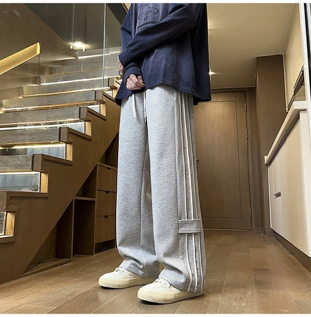 Striped Men's Sweatpants Detail