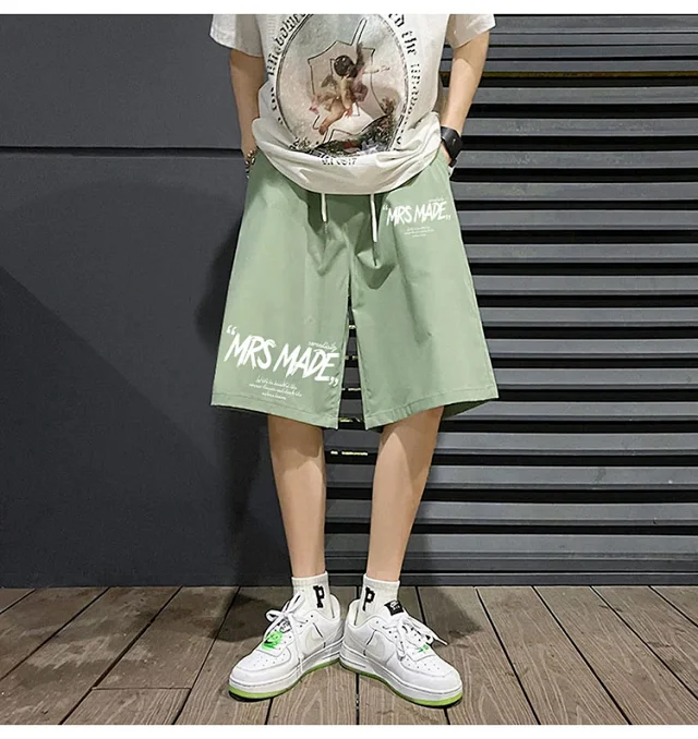 Men's Summer 2025 Oversize Straight Shorts Detail