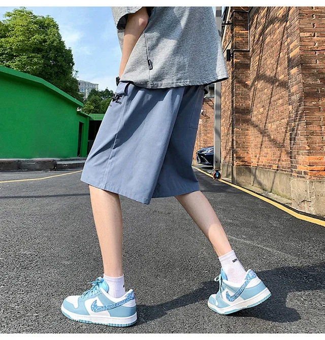 Men's Summer 2025 Oversize Straight Shorts Detail