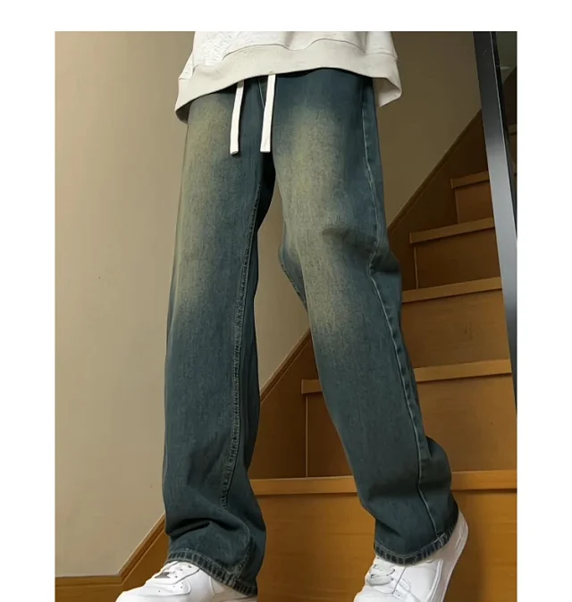 Vibe Retro Men's Spring Jeans Detail