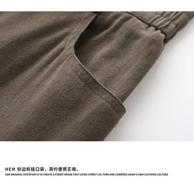 Men's Basic Black Jeans (Spring/Autumn) Detail