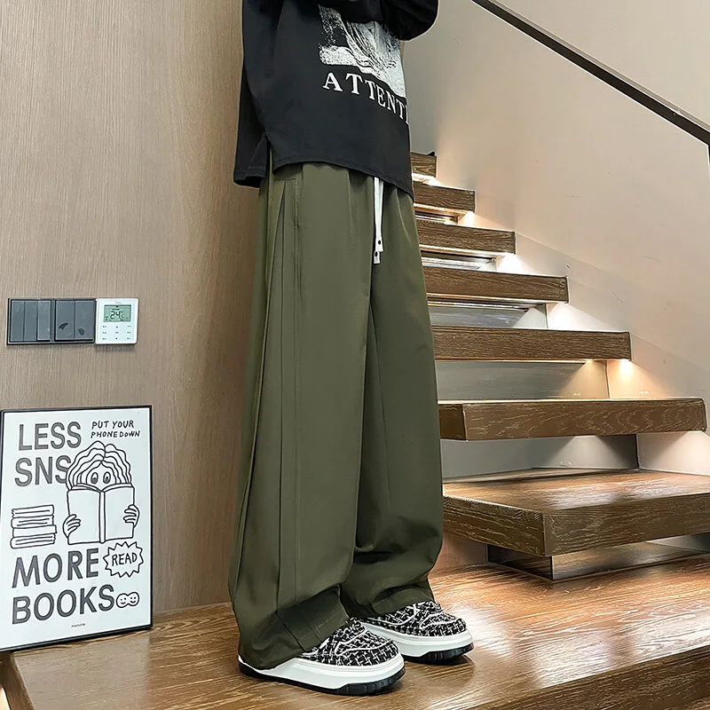 Oversize Vibe Pleated Wide - leg Pants