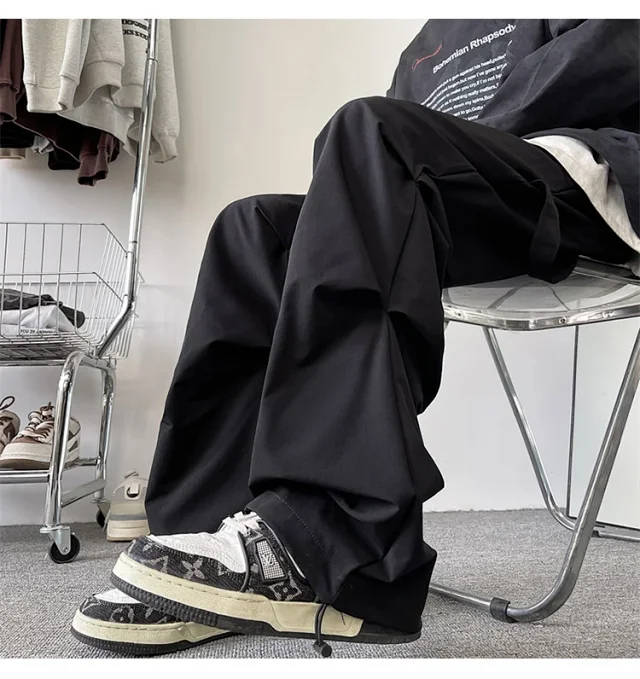 Hip-hop Spring Tech Pants Detail