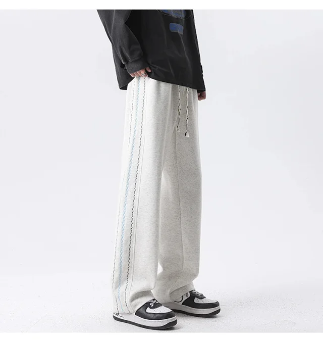Japanese Oversize Men's Summer Pants Detail