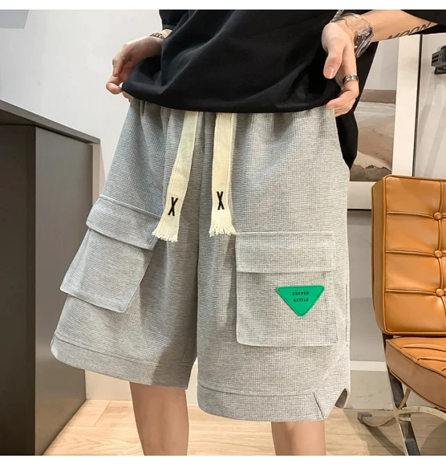 Oversize Men's Summer Athletic Shorts Detail