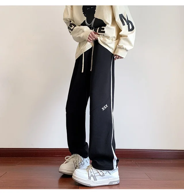 Oversize Striped Pants for Men Detail