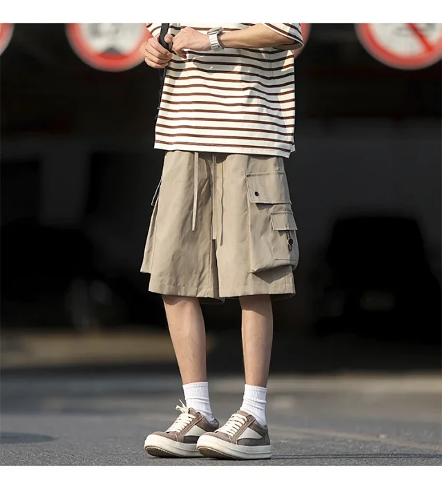 Men's Retro Big Pocket Shorts Detail