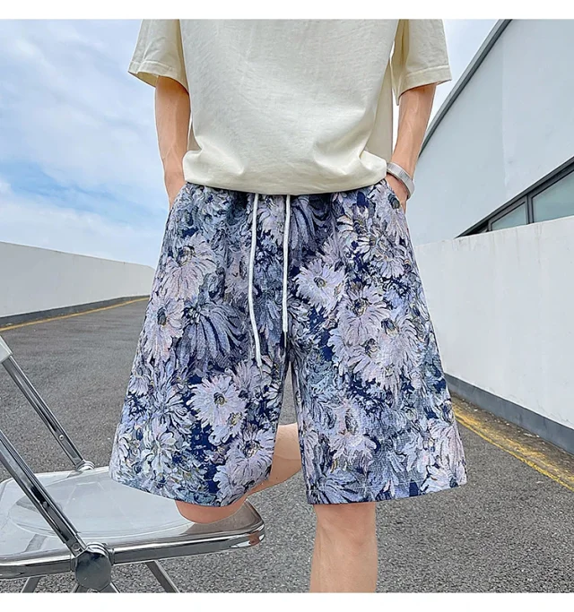 Men's Summer Quick-Dry Beach Shorts Detail