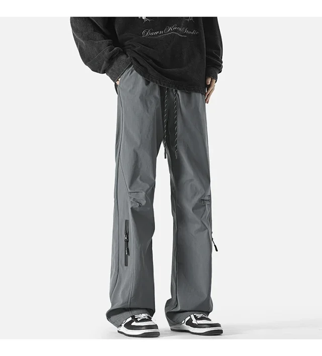 Men's Spring Euro - American Vibe Flared Cargo Pants Detail