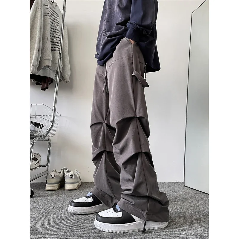 Oversize Khaki Cargo Pants for Men