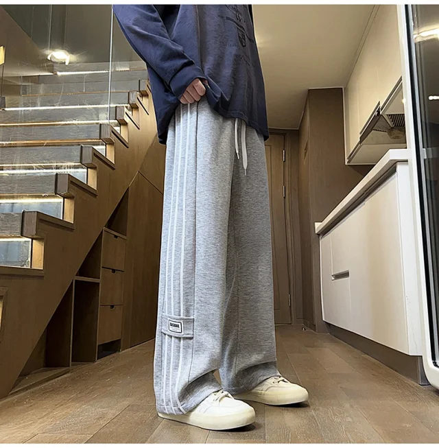 Striped Men's Sweatpants Detail