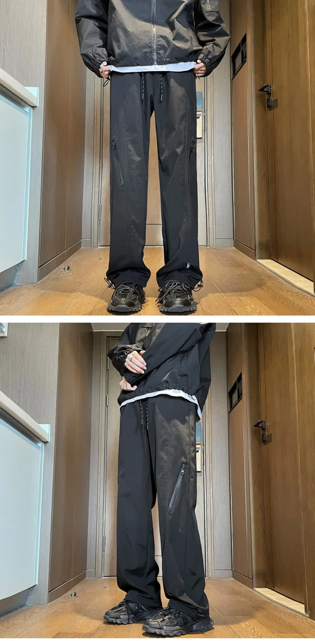 Men's Winter Fleece Hiphop Pants Detail