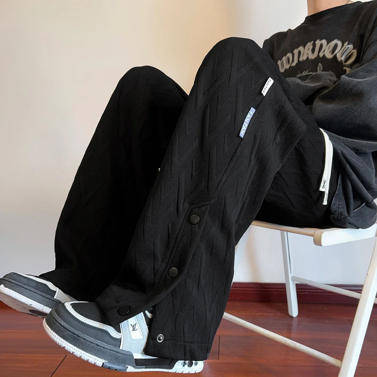 American Retro Men's Oversize Hiphop Pants