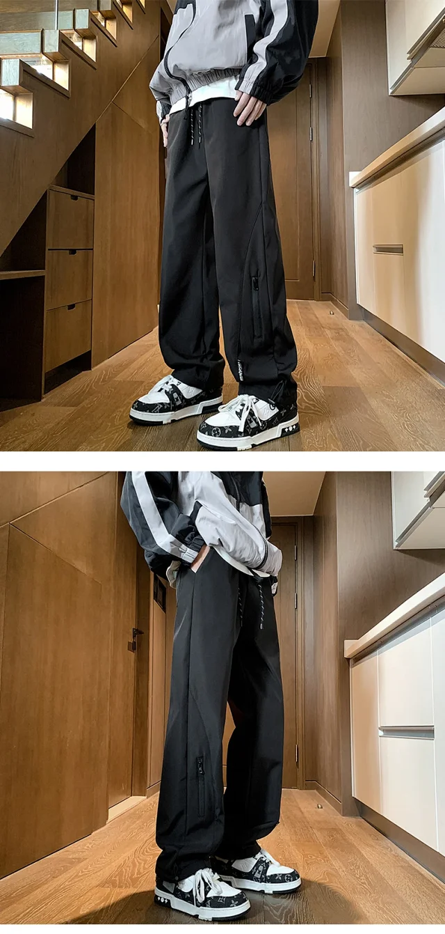 Men's Spring Hiphop Tactical Cargo Pants Detail