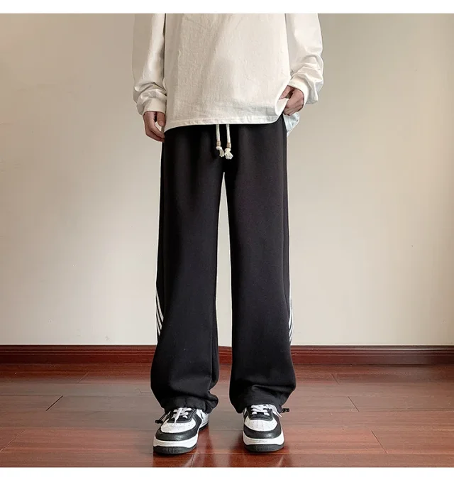 Men's Spring Three - Striped Pants Detail